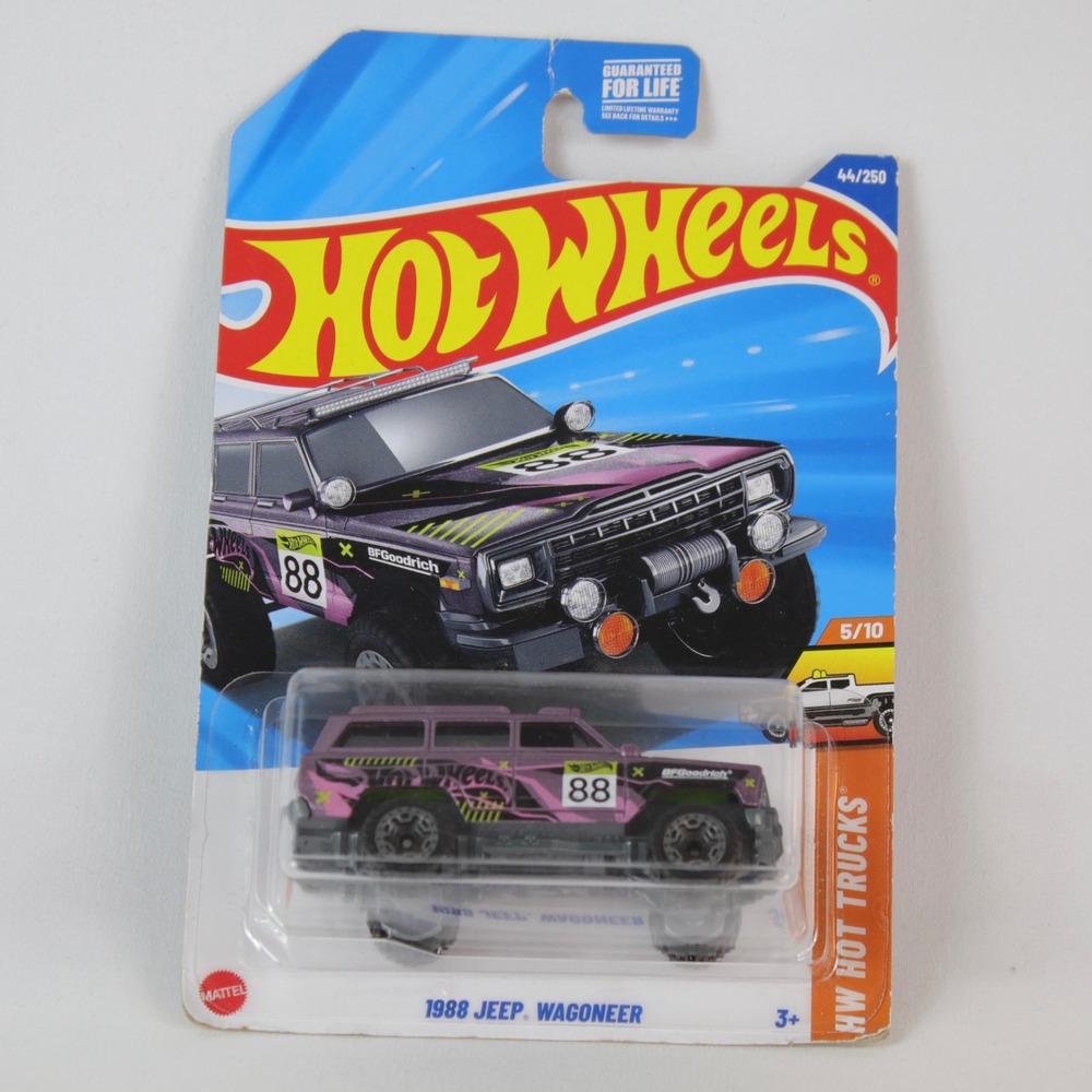 Hot Wheels Purple 1988 Jeep‎ Wagoneer Toy Car - NEW